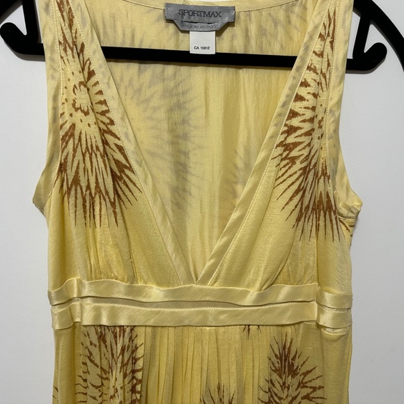 Max Mara Sport Sun dress Yellow S - Picture 1 of 7